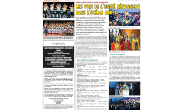 “The Select Singers” bring gold to Mauritius